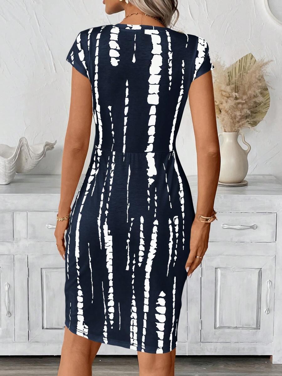 SUKIENKA przed kolano PRINT