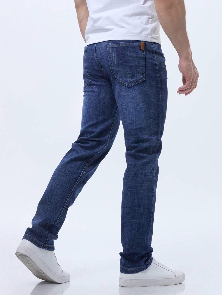 NIEBIESKIE SPODNIE JEANS