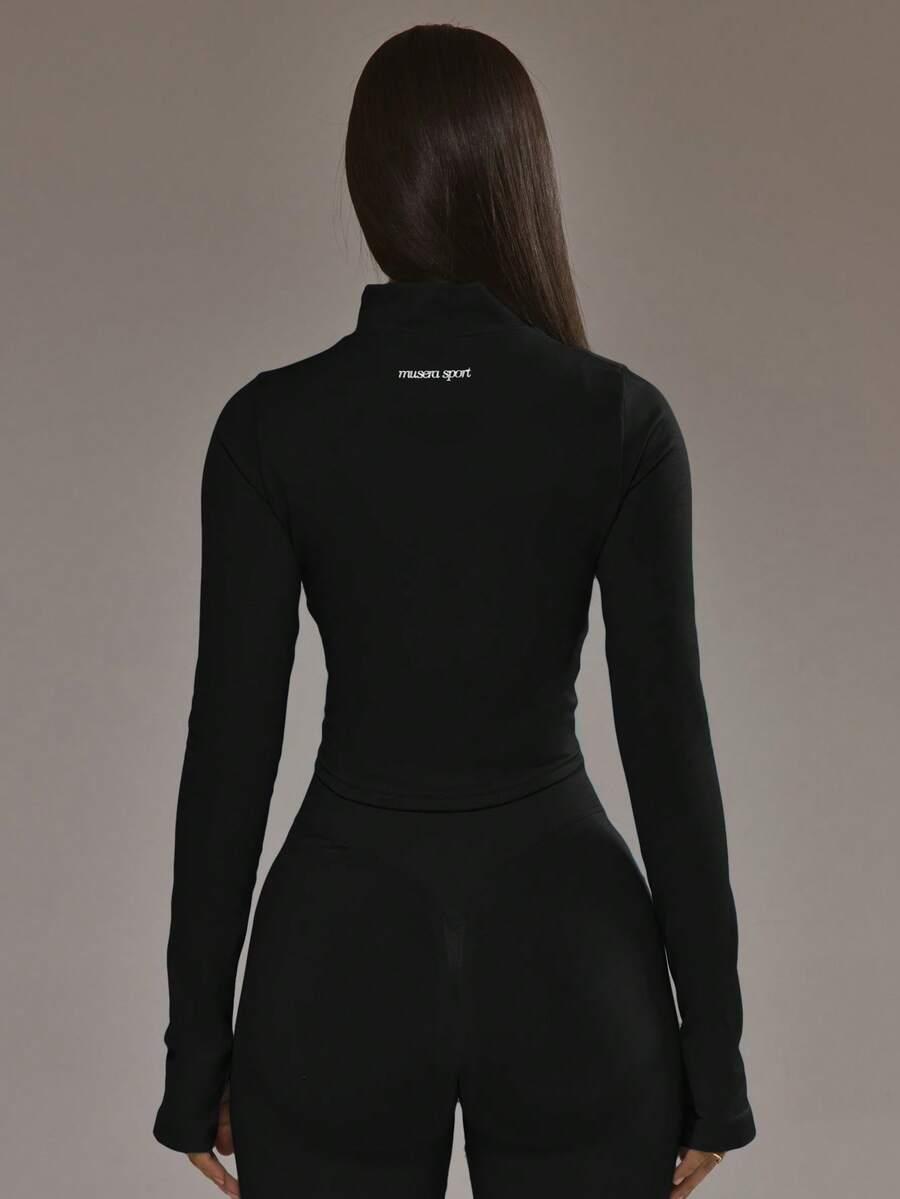 CZARNA BLUZA ZAMEK
