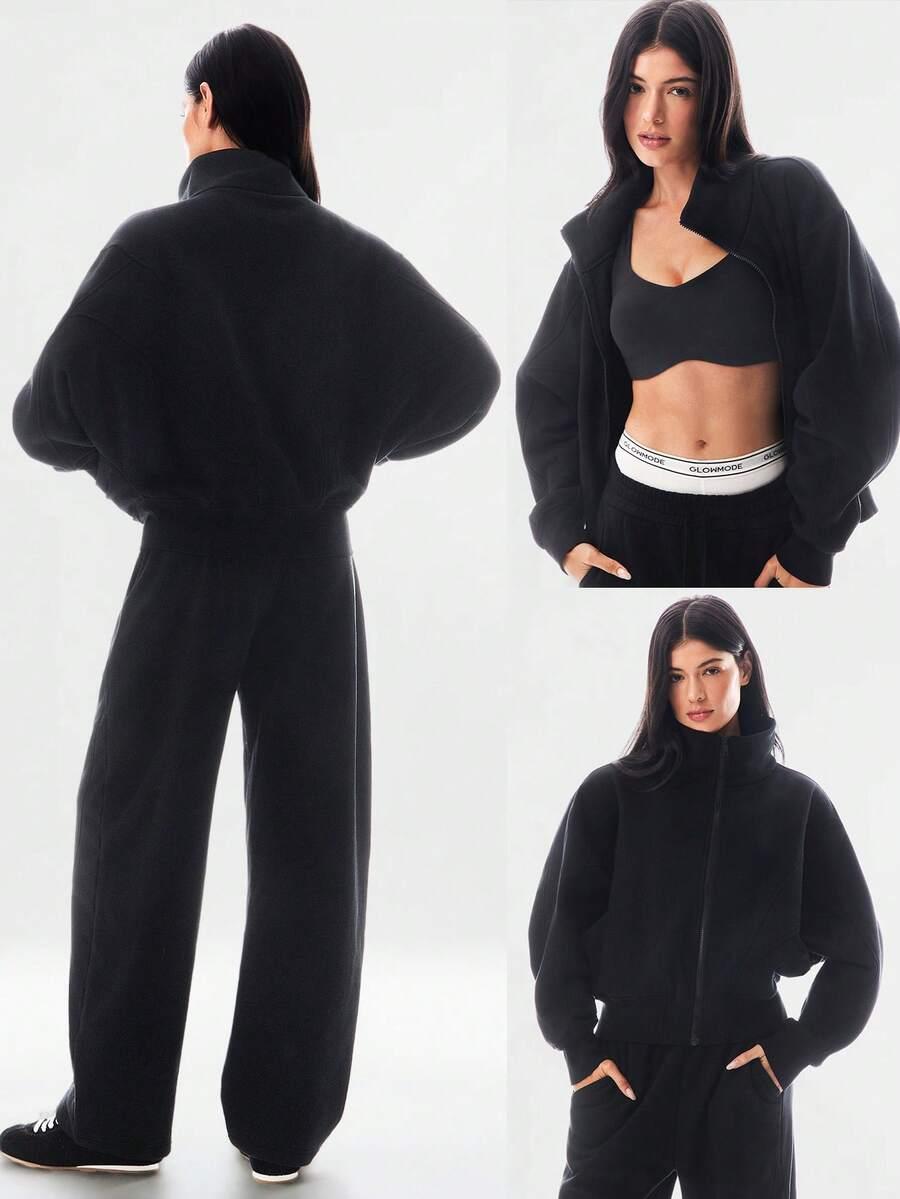 czarna bluza zamek