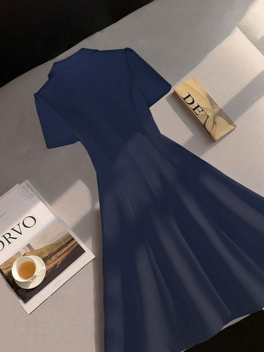 ELEGANCKA ROZKLOSZOWANA SUKIENKA DAMSKA 