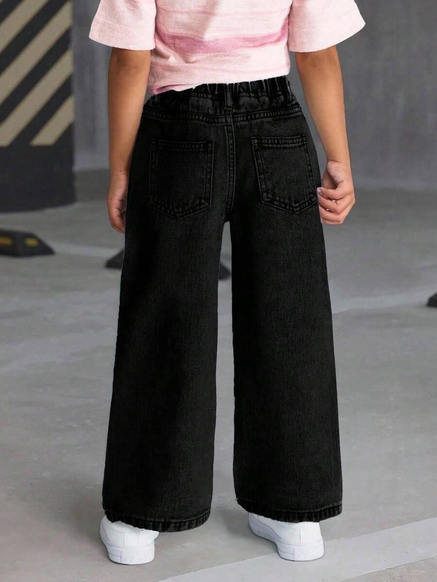 czarne spodnie jeans 
