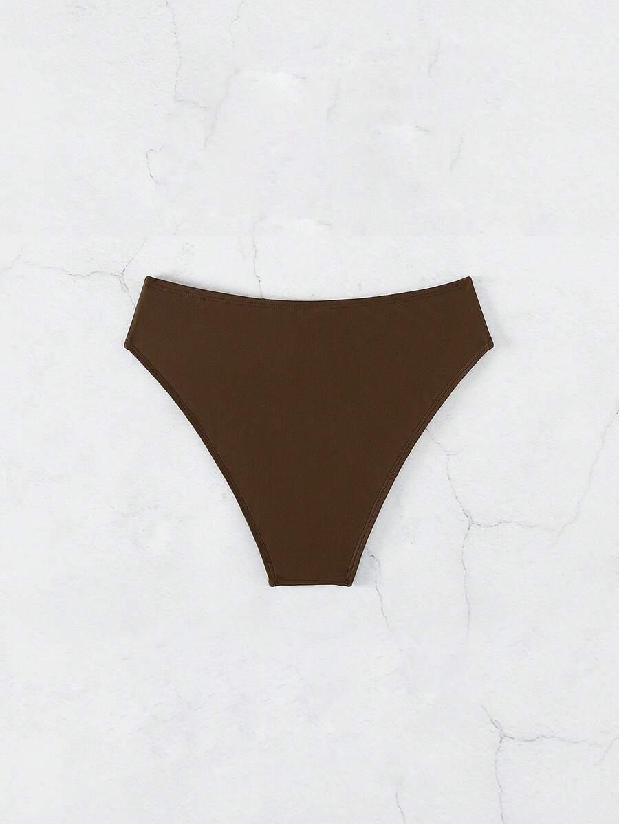 BRĄZOWY DÓŁ OD BIKINI