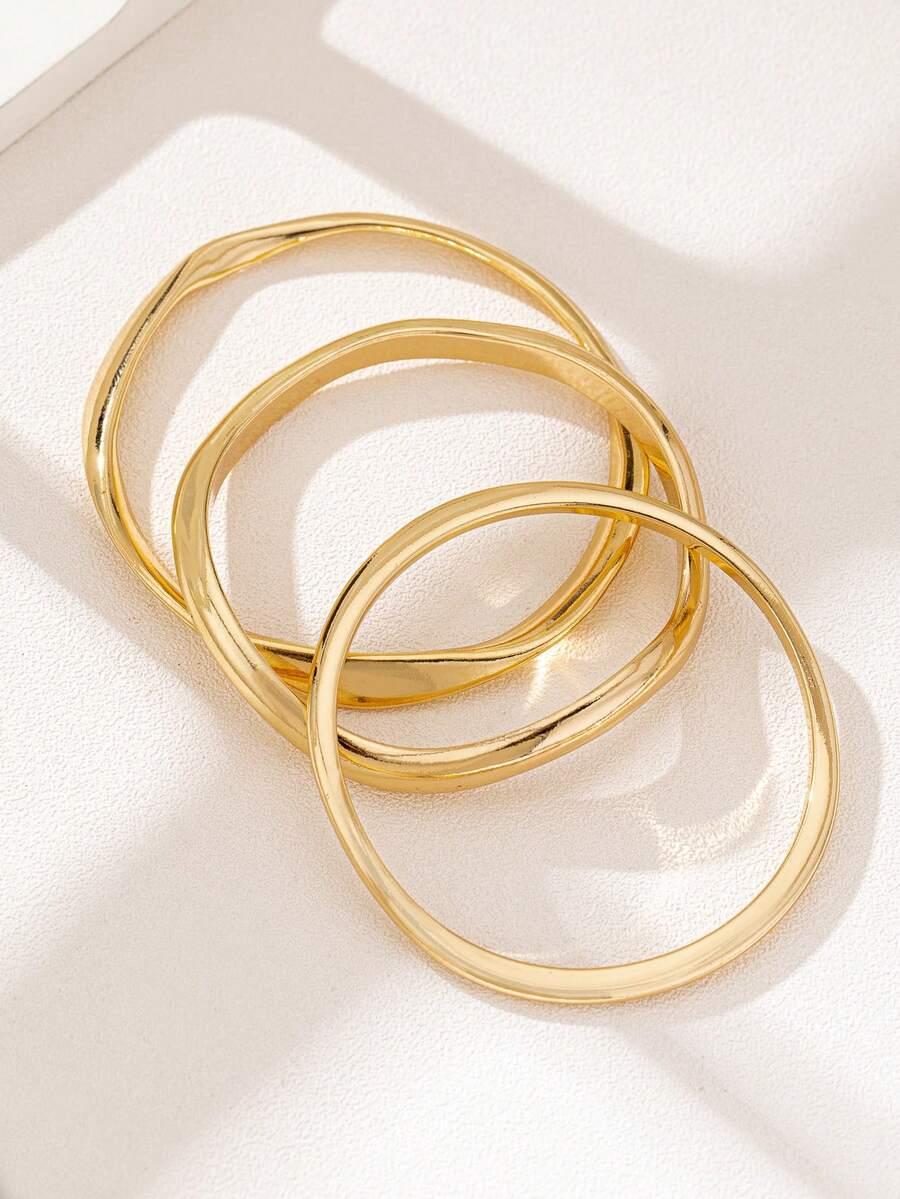 złota bransoletka 3-pack