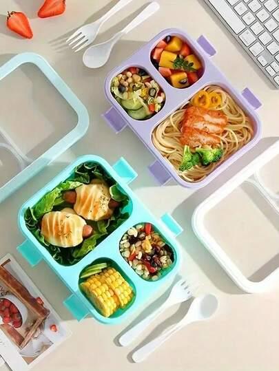 lunch box ze sztućcami