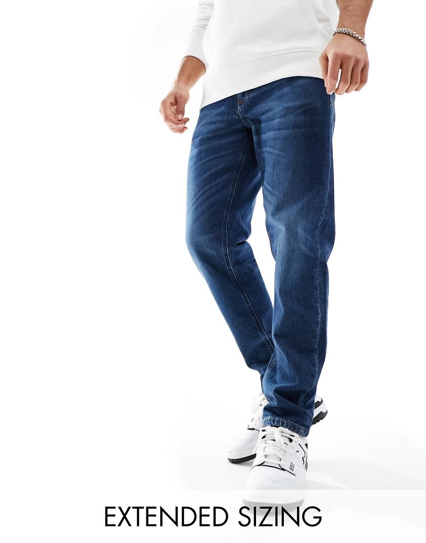 cieniowane spodnie rurki jeans 