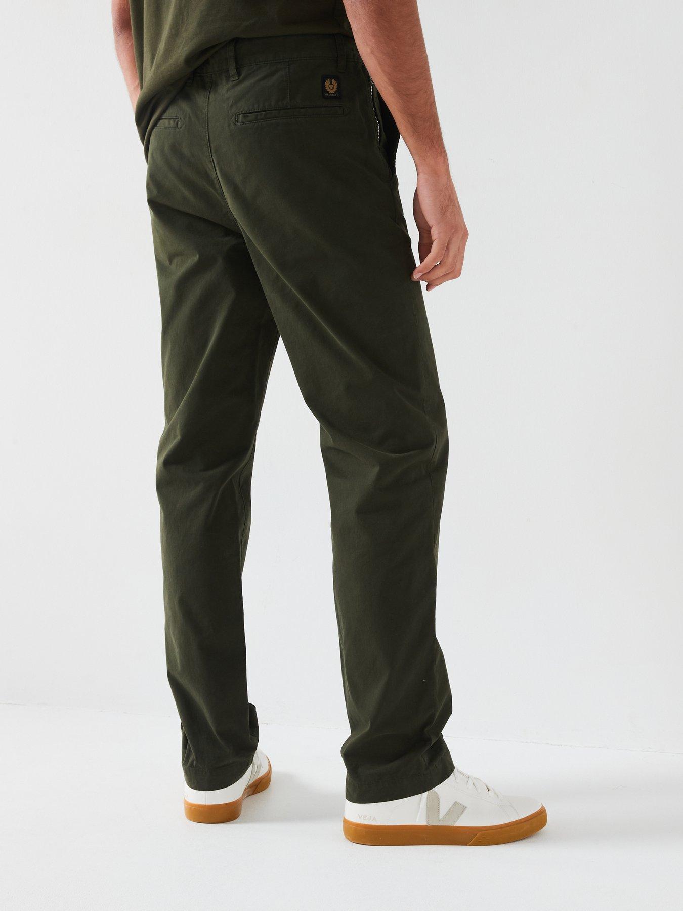 BELSTAFF SPODNIE MĘSKIE CHINO BAWEŁNA 