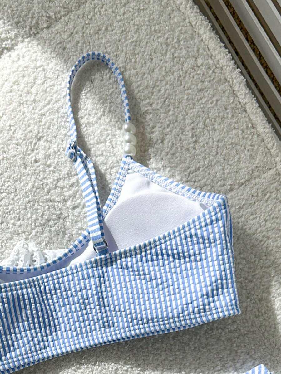 STRÓJ KĄPIELOWY DWUCZĘŚCIOWY W PASKI