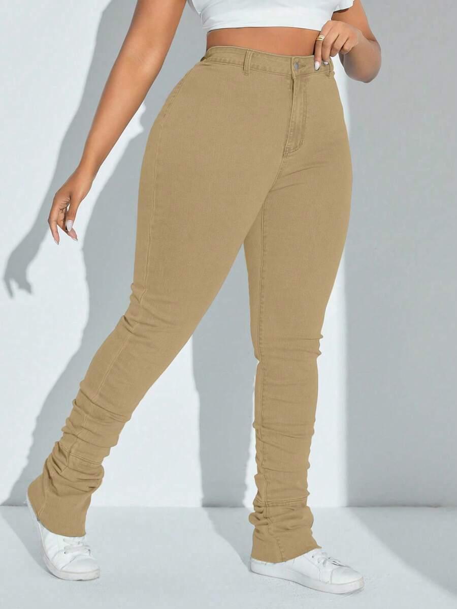 SPODNIE JEANS WYSOKI STAN
