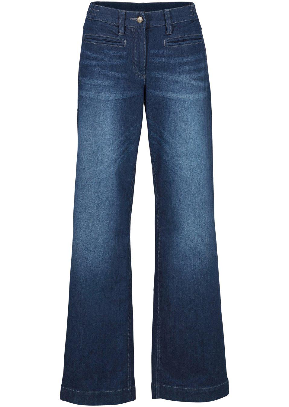 SZEROKIE SPODNIE JEANS