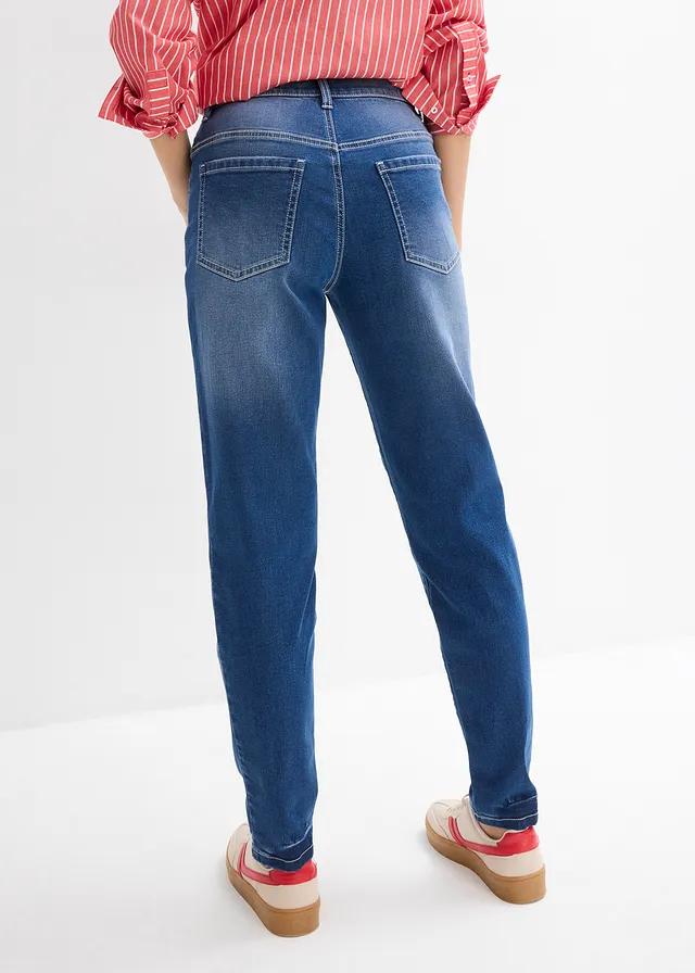 JEANSY DAMSKIE MOM JEANS BAWEŁNA