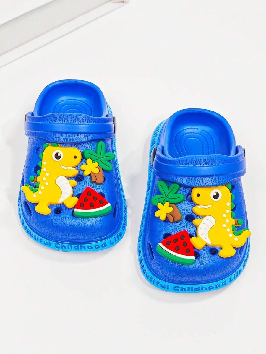 niebieskie klapki wzór