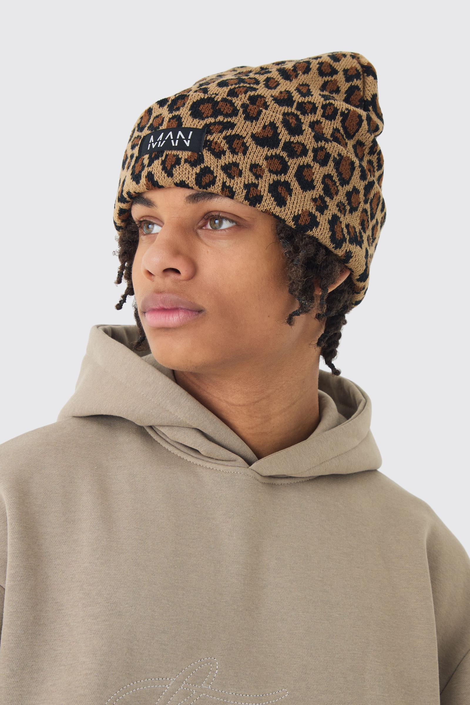 czapka animal print