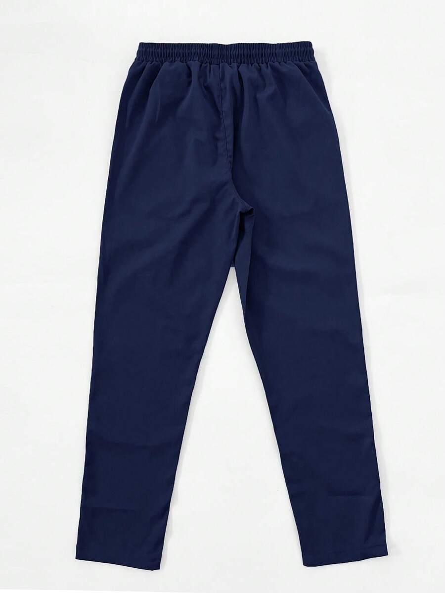 GRANATOWE SPODNIE CASUAL