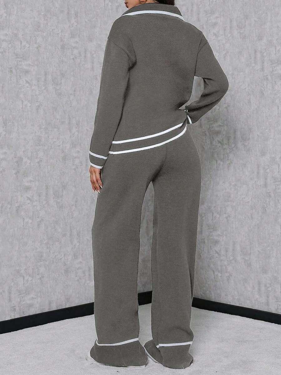 SWETER SPODNIE KOMPLET