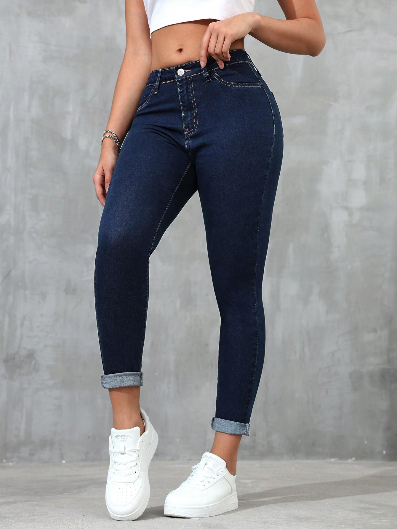 SPODNIE JEANS RURKI