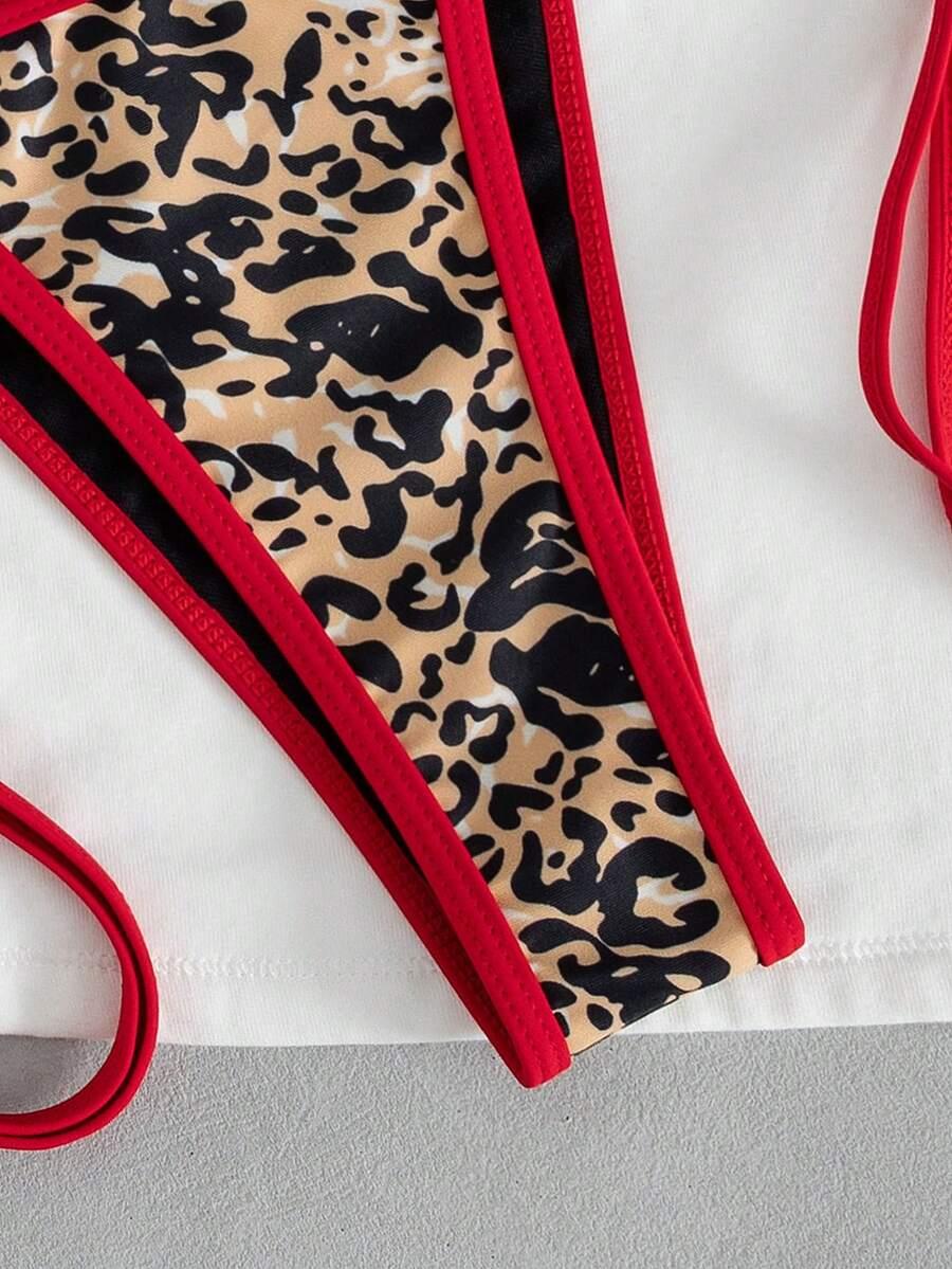 DWUCZĘŚCIOWY STRÓJ KĄPIELOWY ANIMAL print