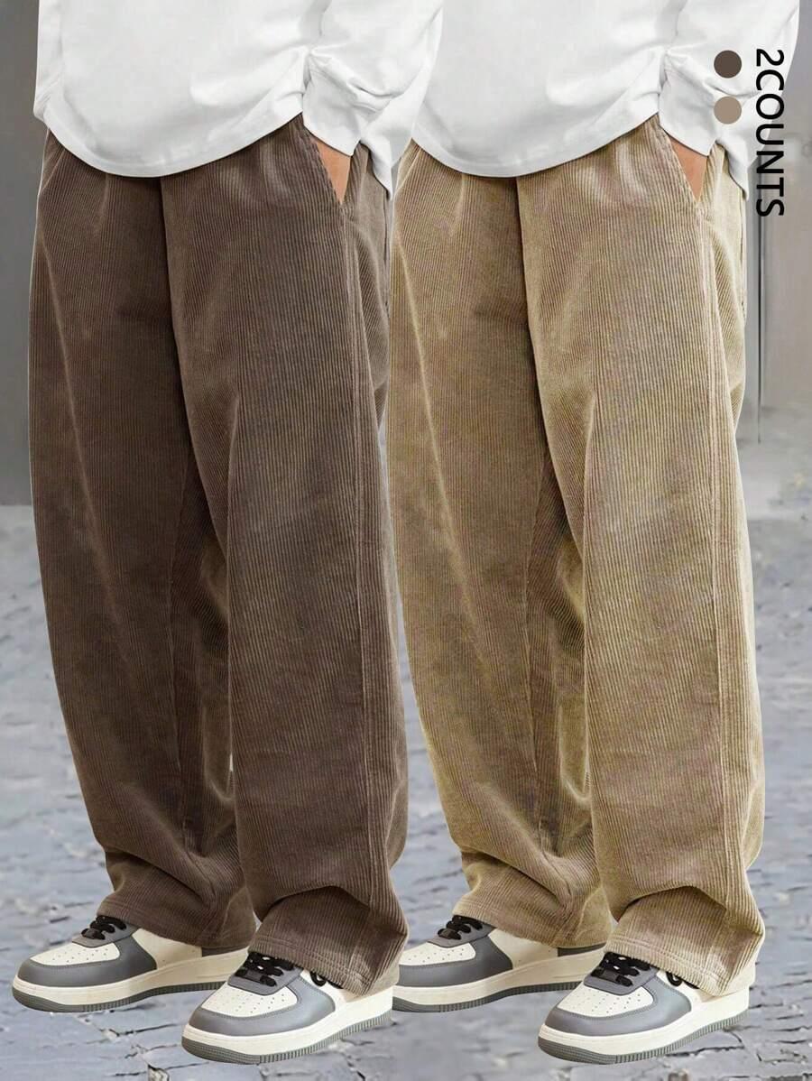 SPODNIE SZTRUKS 2-PACK