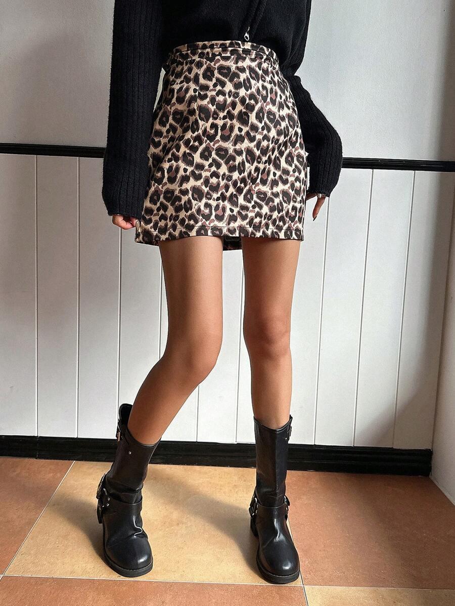SPÓDNICA ANIMAL PRINT
