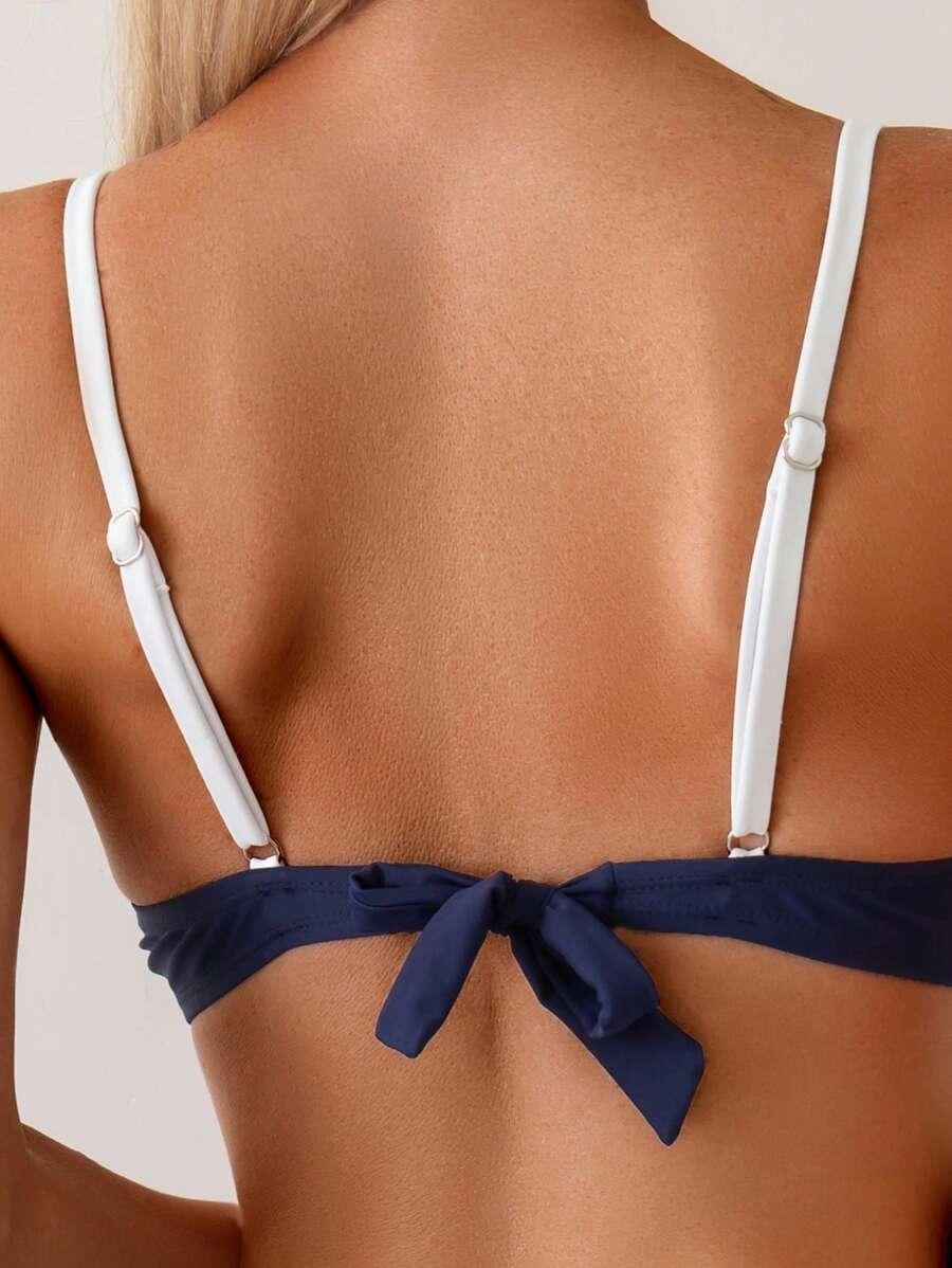 komplet bikini kontrast 