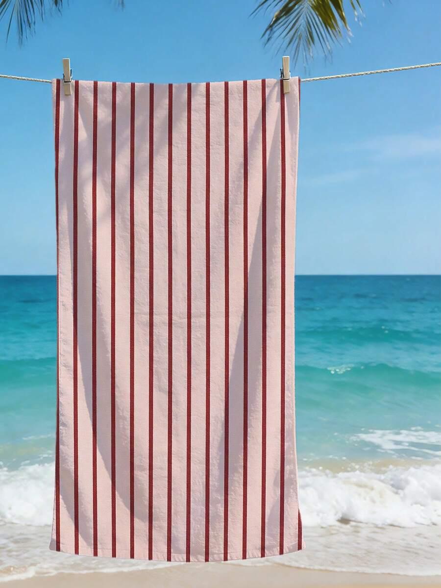 RĘCZNIK PLAŻOWY WZÓR PASKI