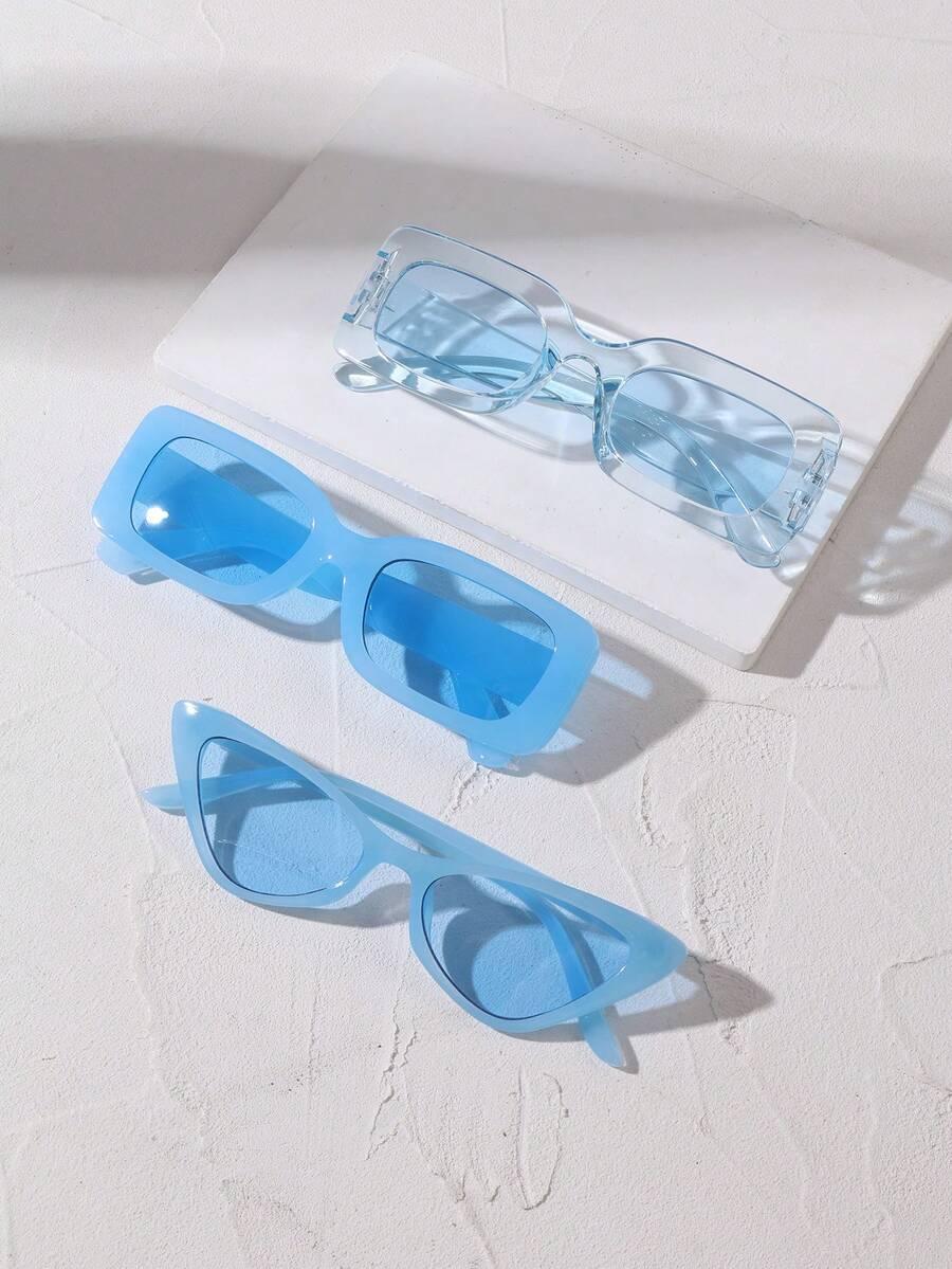niebieskie okulary 3-pack