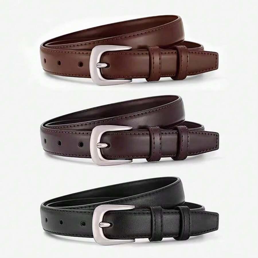 PASEK IMITACJA SKÓRY 3-PACK