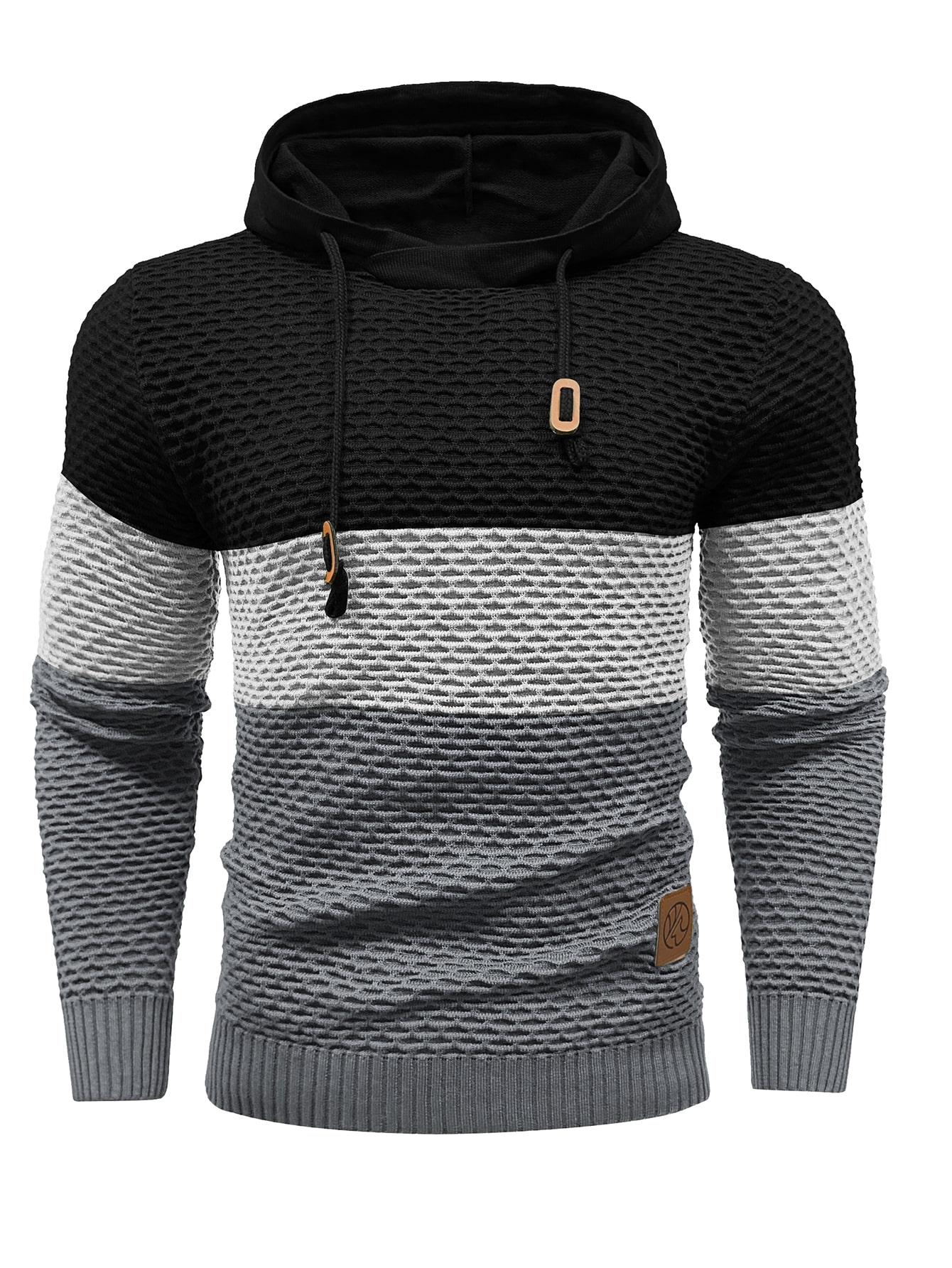 sweter w paski