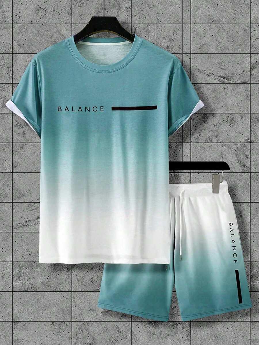 komplet t-shirt spodenki