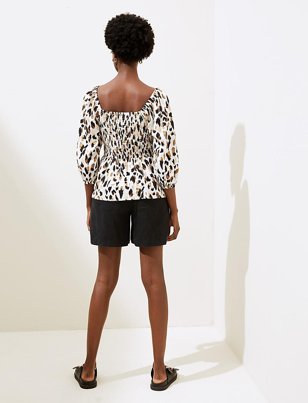 bluzka animal print T52-3931-Y4