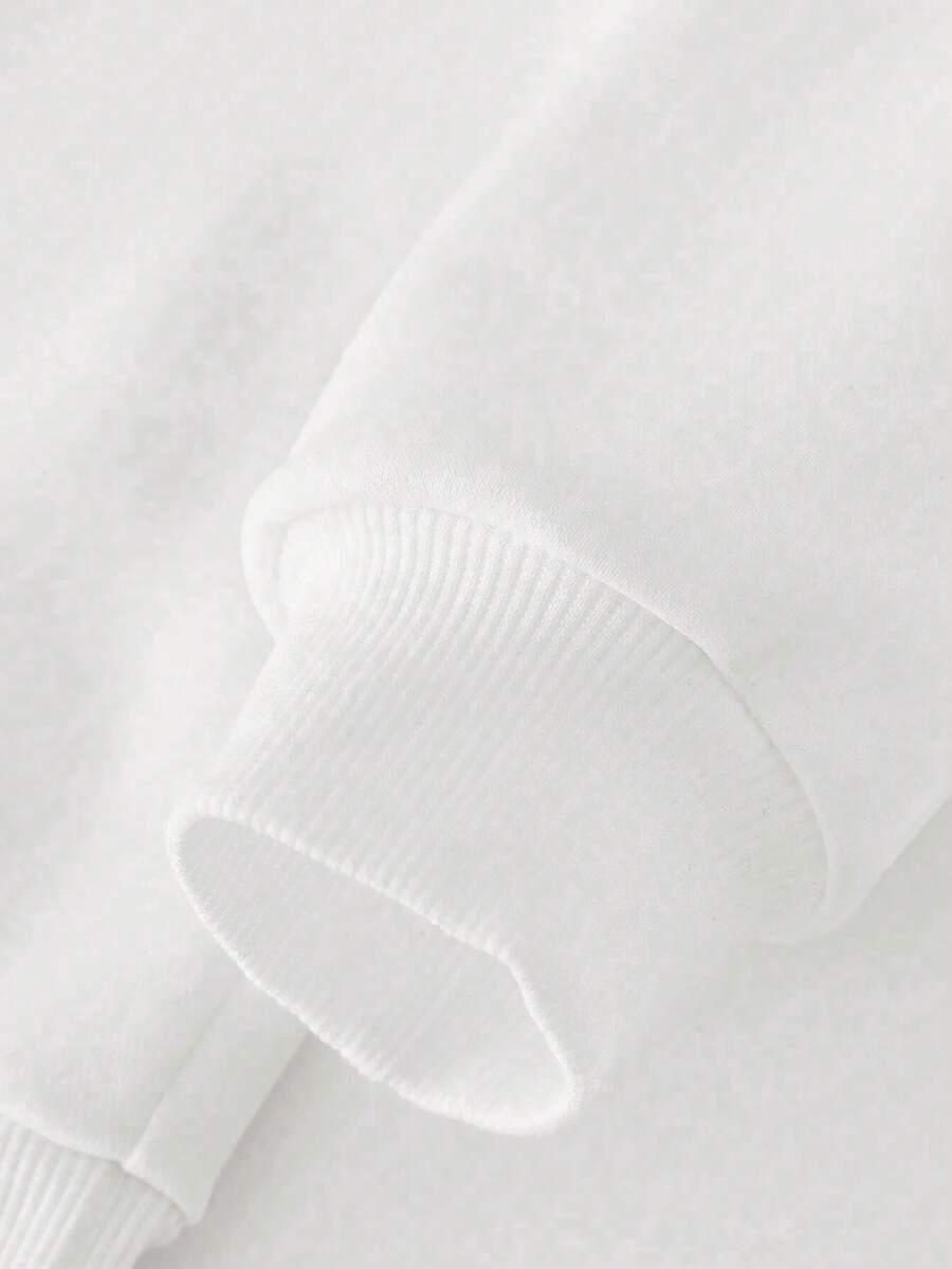 BIAŁA BLUZA PRINT 