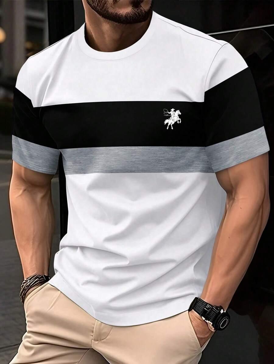 BIAŁY T-SHIRT PRINT