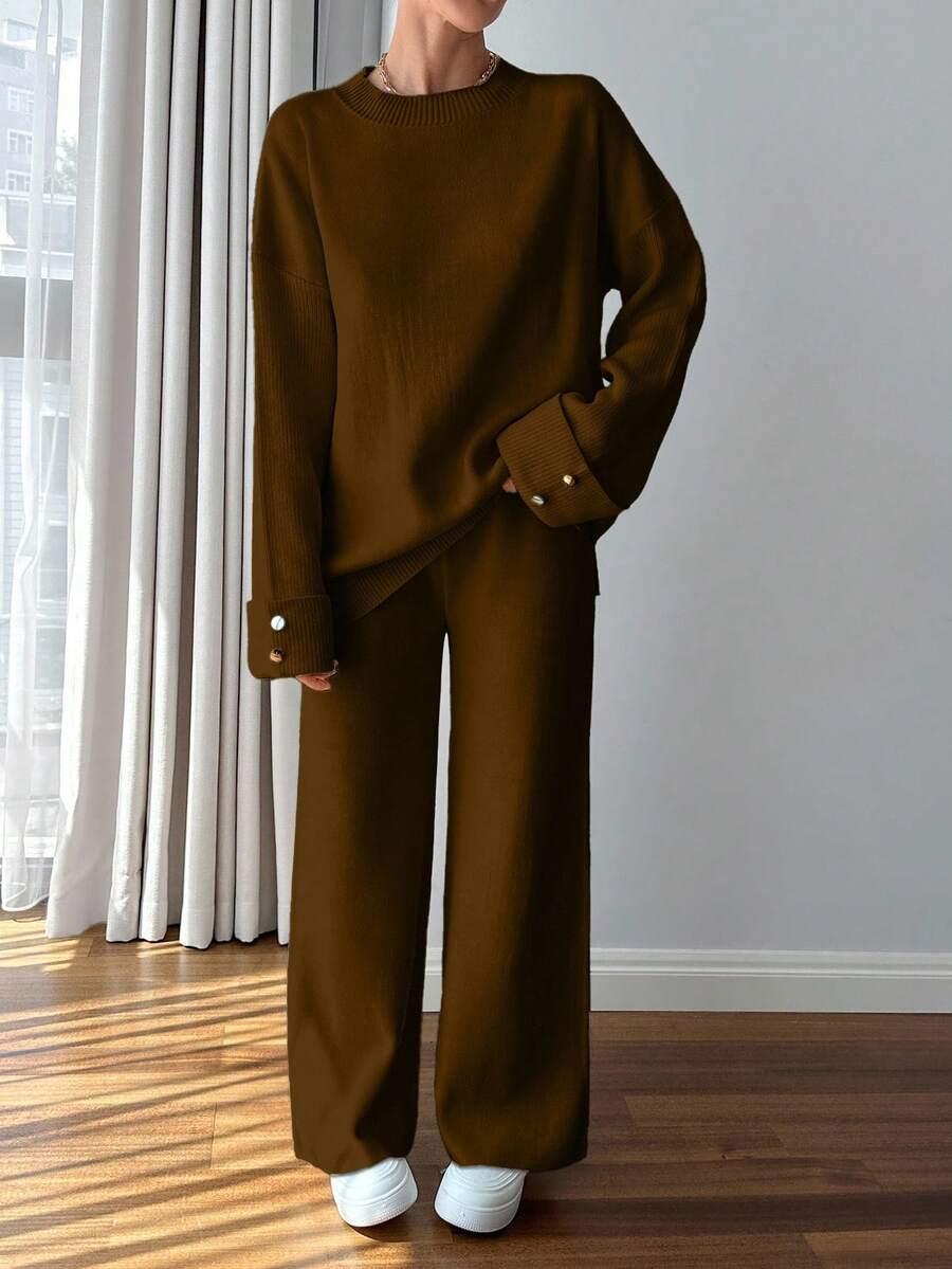 SWETER SPODNIE KOMPLET