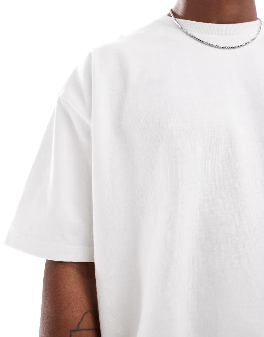 BIAŁY T-SHIRT OVERIZE 