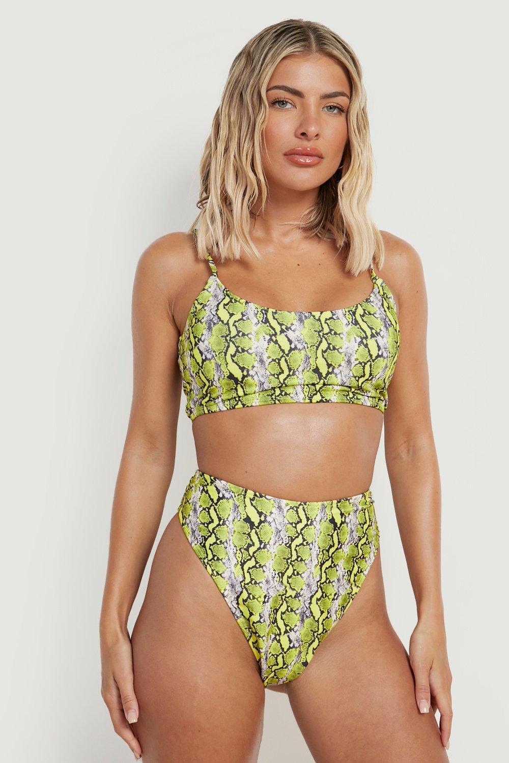 góra od bikini animal print