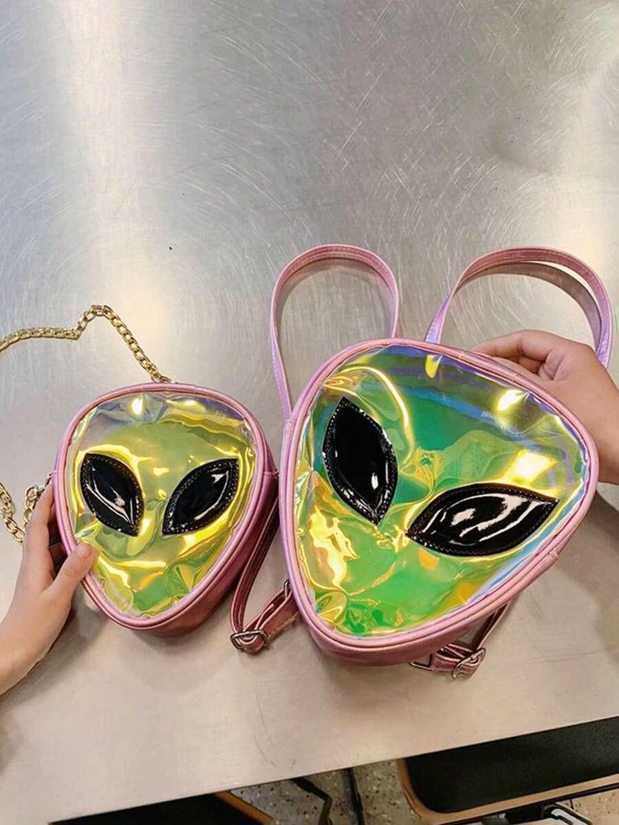 holograficzna torebka ufo