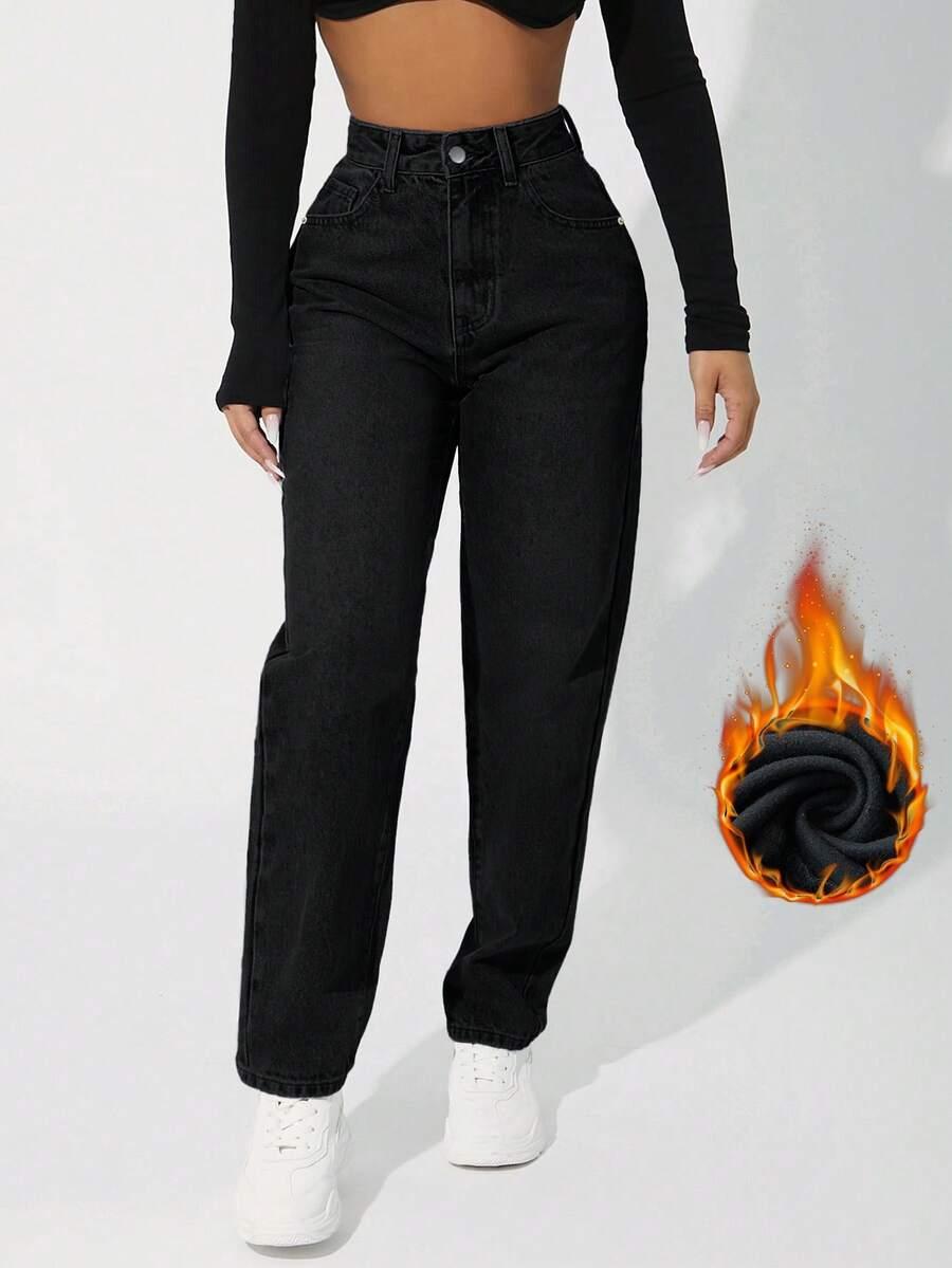 czarne spodnie jeans