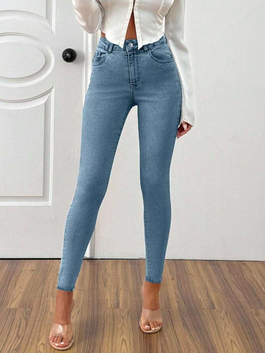 NIEBIESKIE RURKI JEANS 