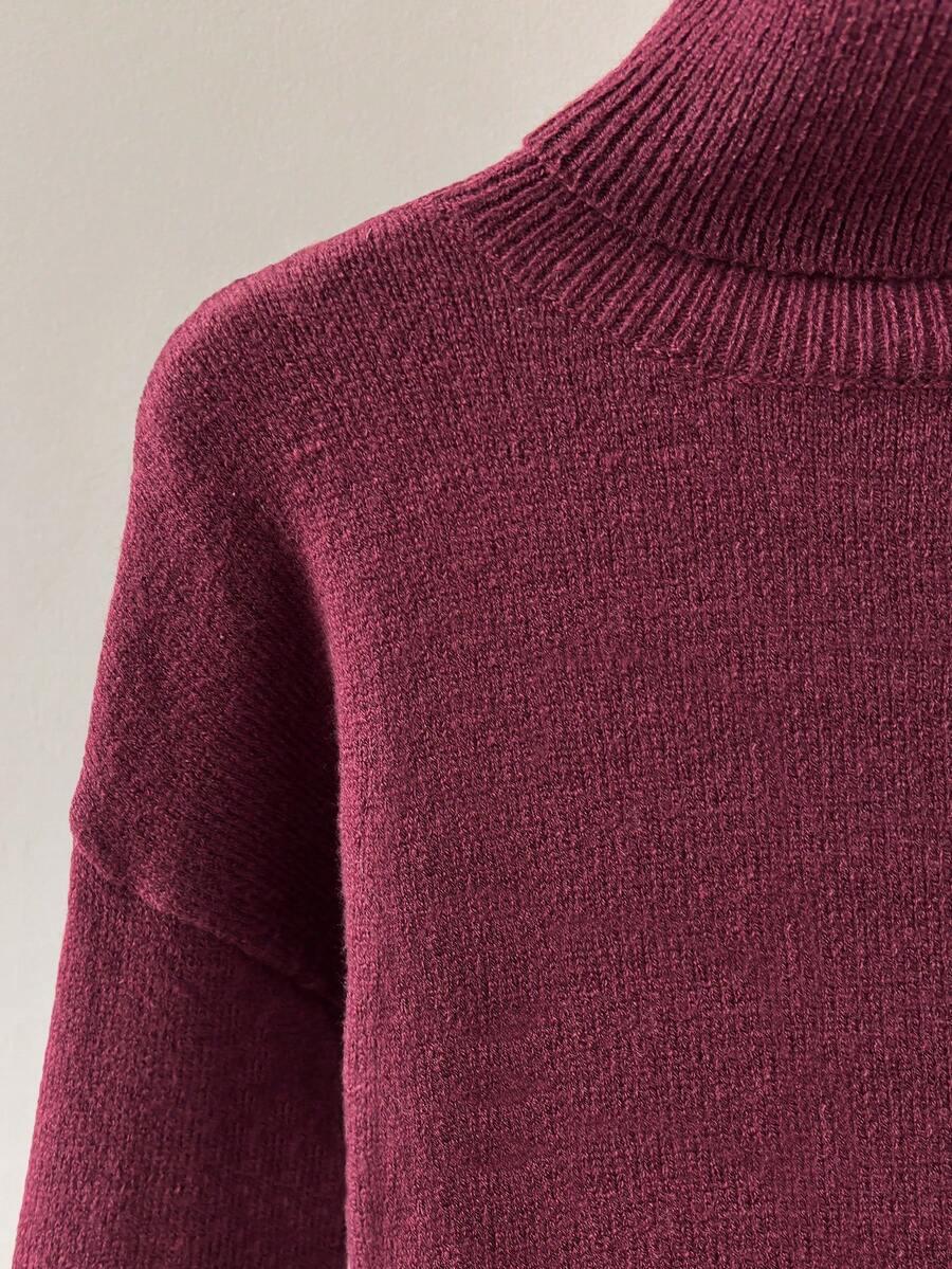 ELEGANCKI SWETER Z GOLFEM
