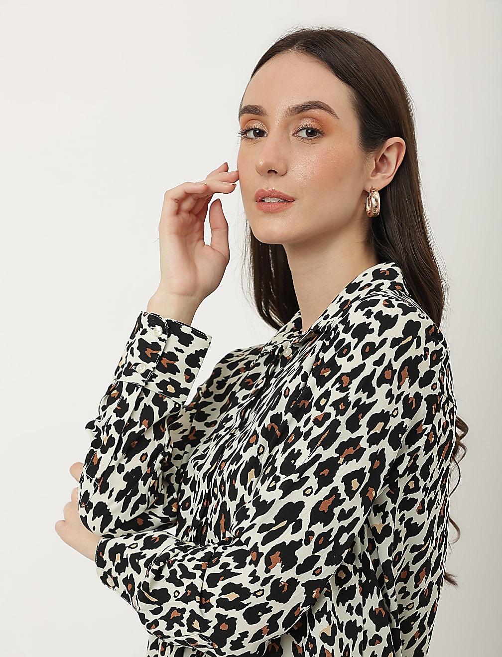KOSZULA ANIMAL PRINT T41-3359K-L4