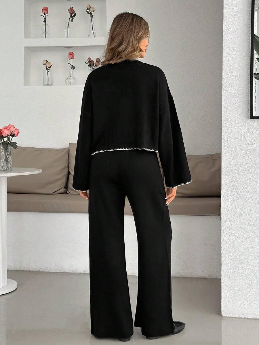 sweter spodnie komplet