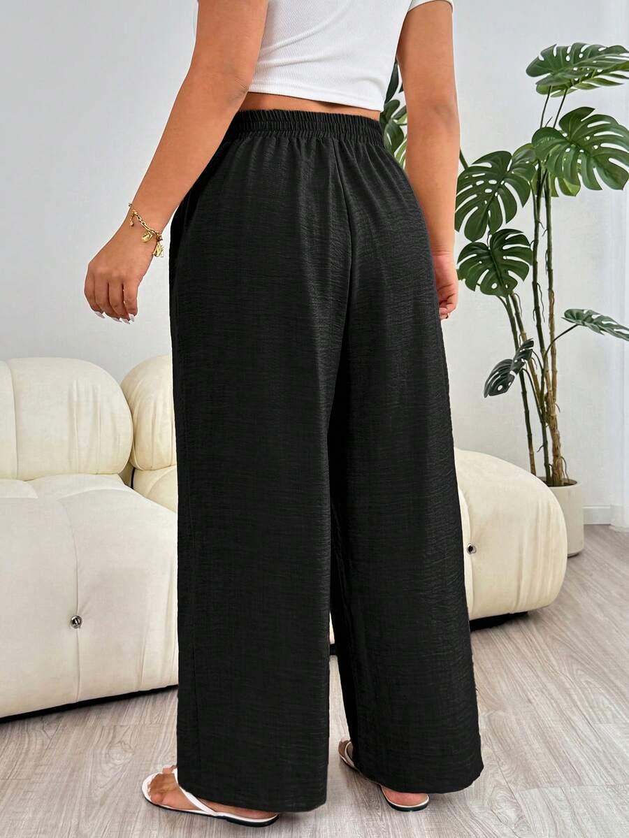 czarne spodnie casual