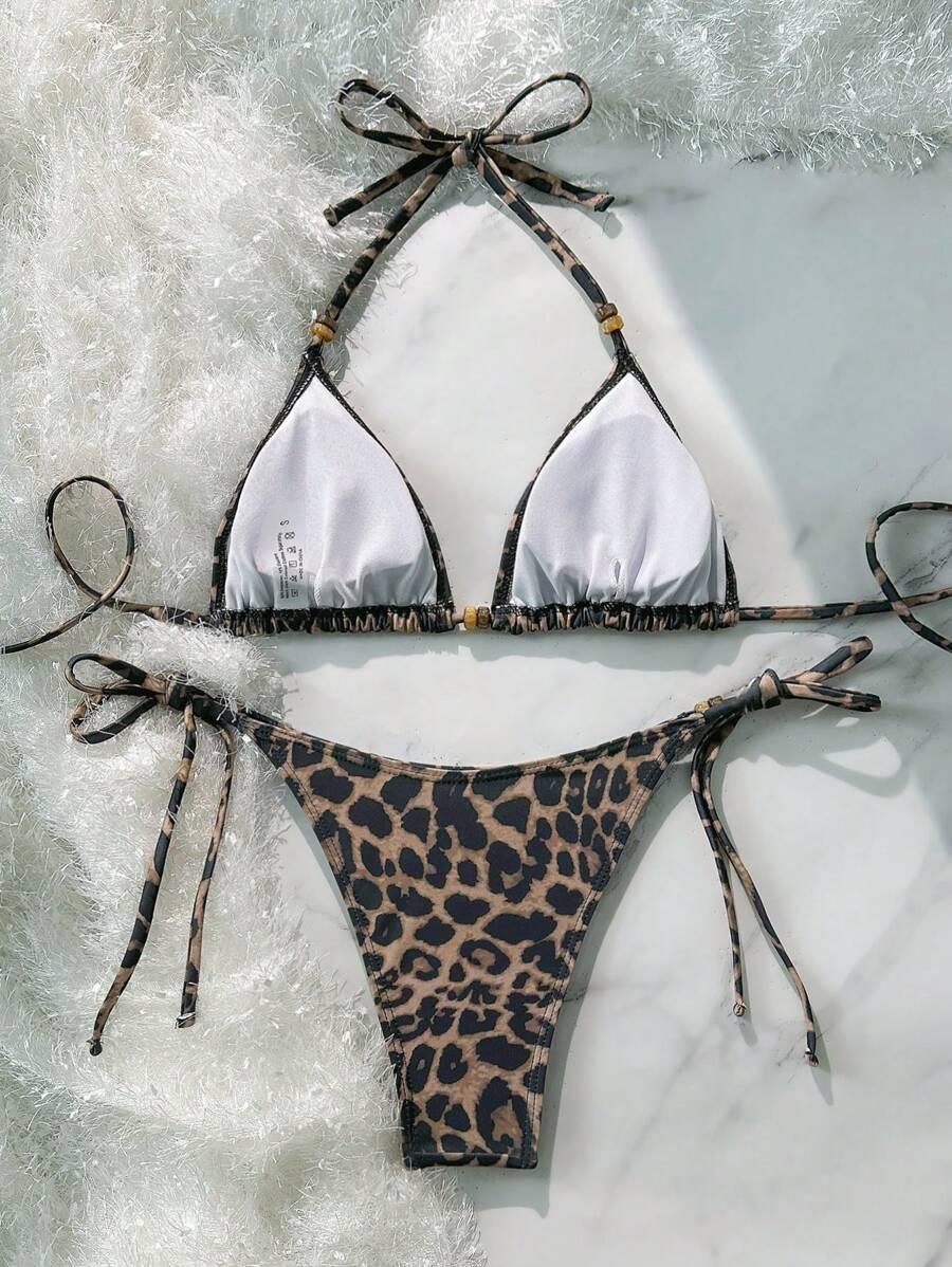 DWUCZĘŚCIOWY STRÓJ KĄPIELOWY ANIMAL PRINT