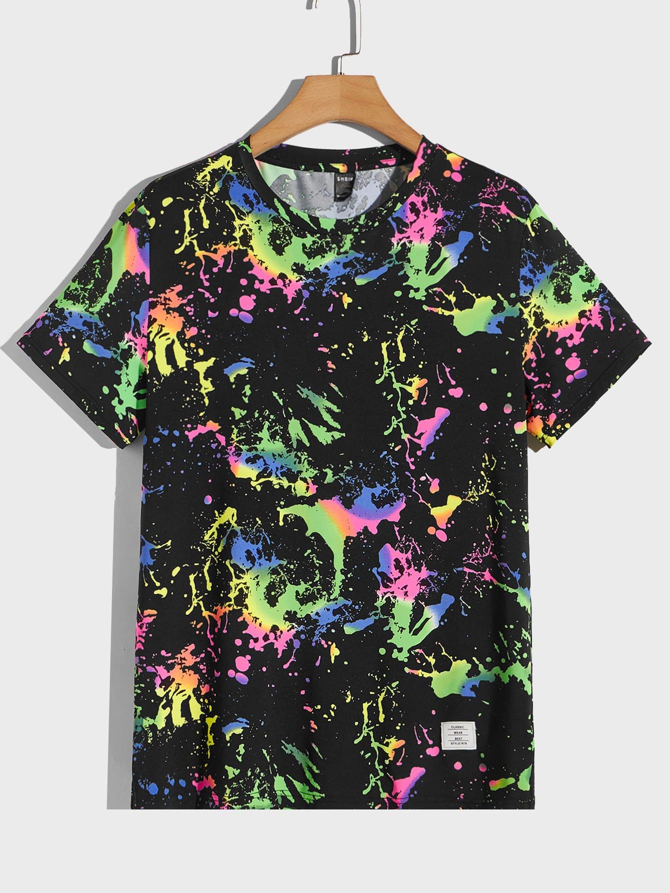 T-SHIRT KRÓTKI RĘKAW PRINT 