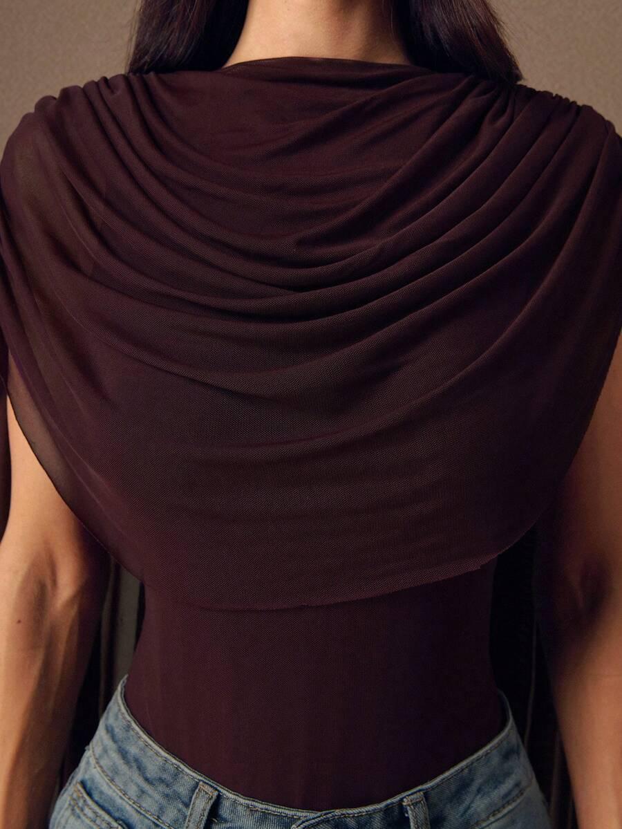 fioletowe body odkryte plecy 