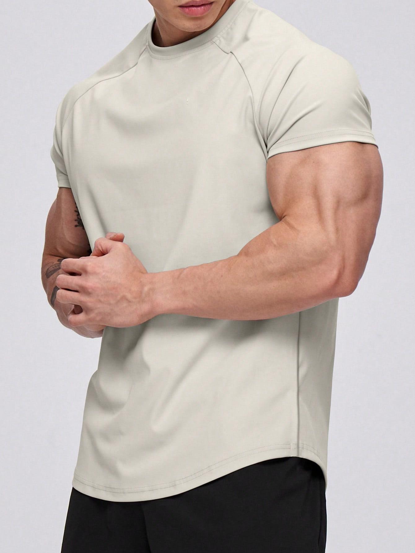 beżowy t-shirt casual