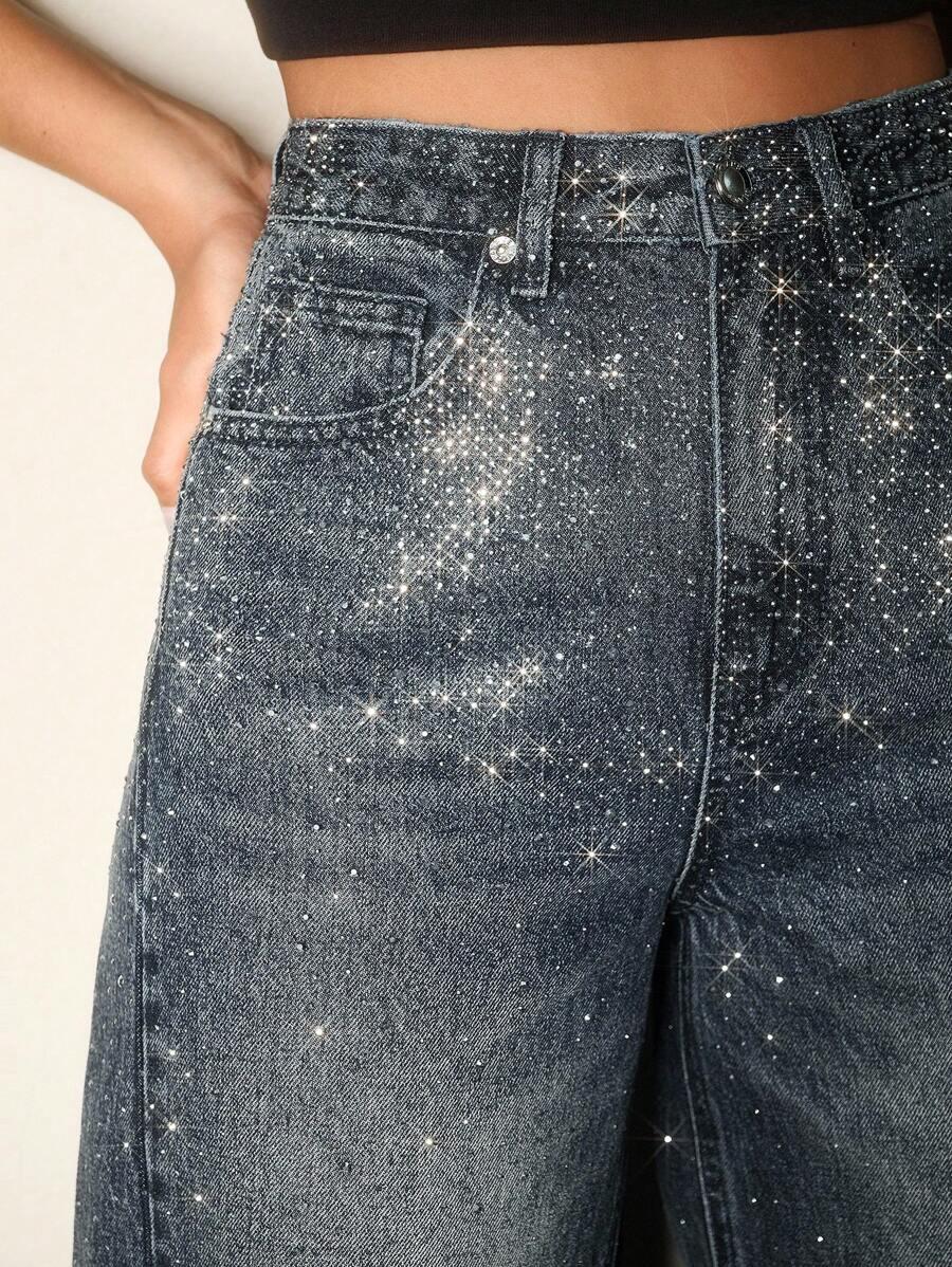 NIEBIESKIE SPODNIE JEANS