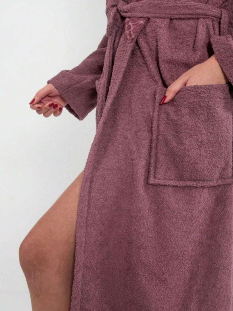 szlafrok frotte kieszenie
