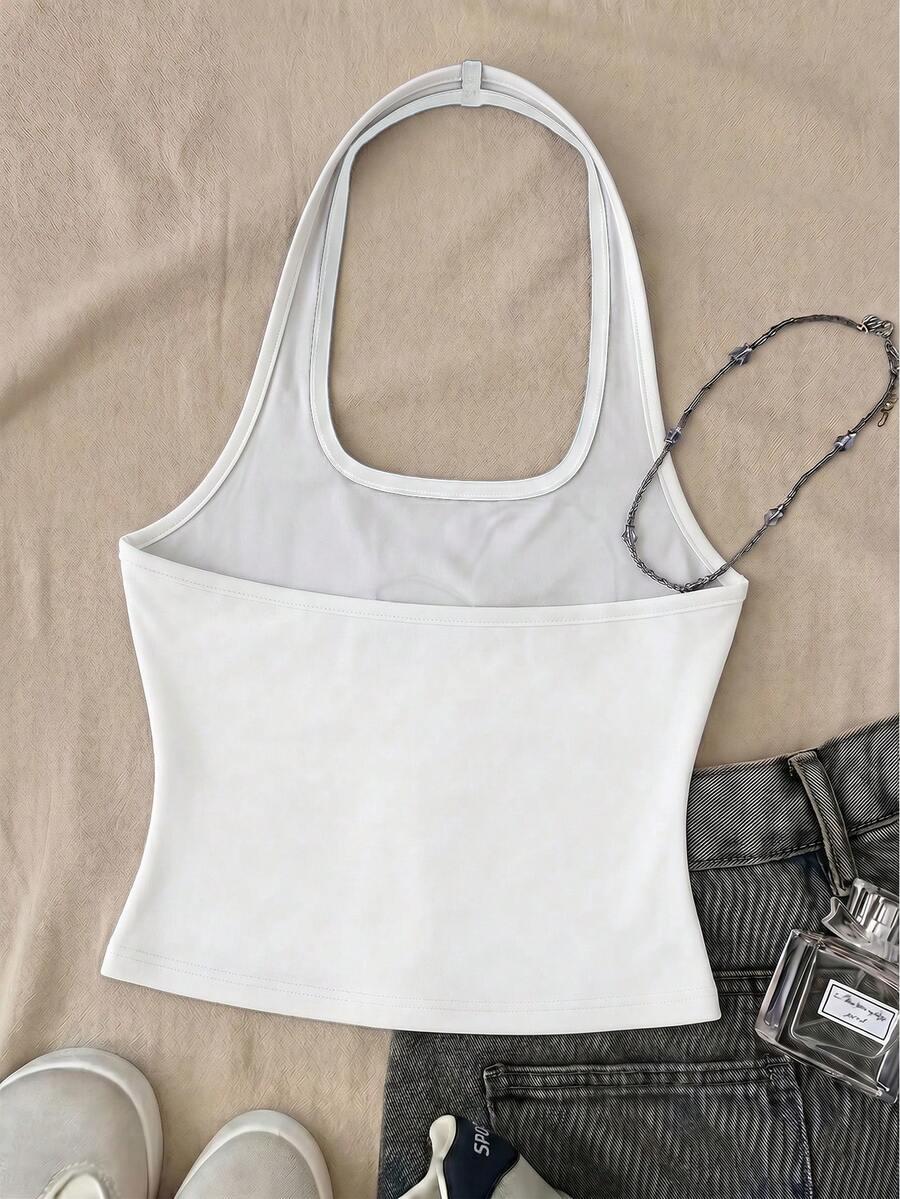 biały top basic