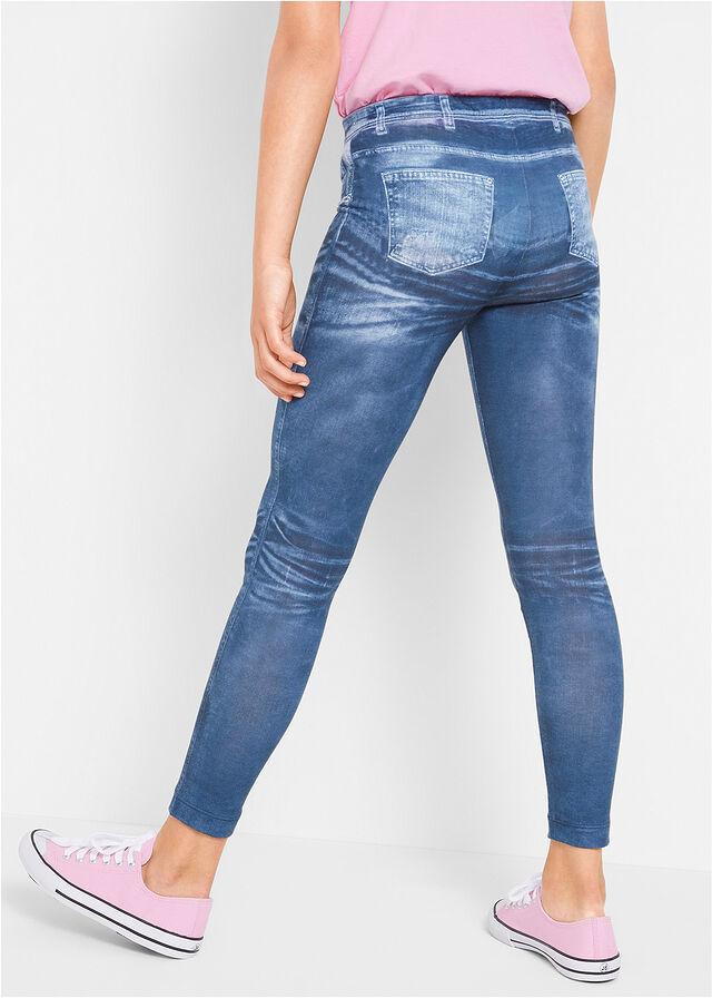 LEGGINSY DZIEWCZĘCE W OPTYCE DENIMU